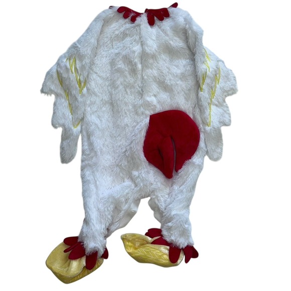 Spirit Lil Chicken Baby Size 0-6 Months Easter Halloween Fuzzy Jumpsuit Costume - Picture 8 of 13